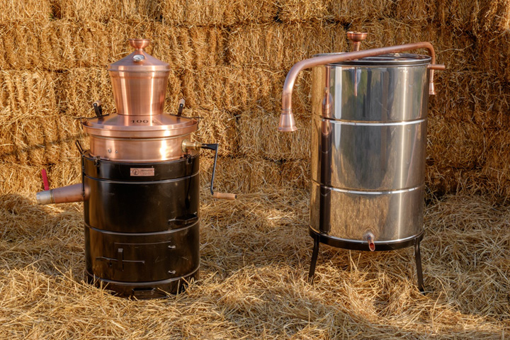 Gőmbcsapos pálinkafőző